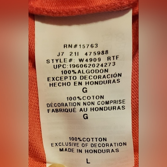 Champion Women's Middleweight Jersey Hoodie, Script Logo, Pinky Peach, L… - Picture 9 of 9